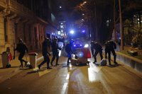 Pasan a disposición judicial 10 de los 14 detenidos en la manifestación de anoche en Madrid