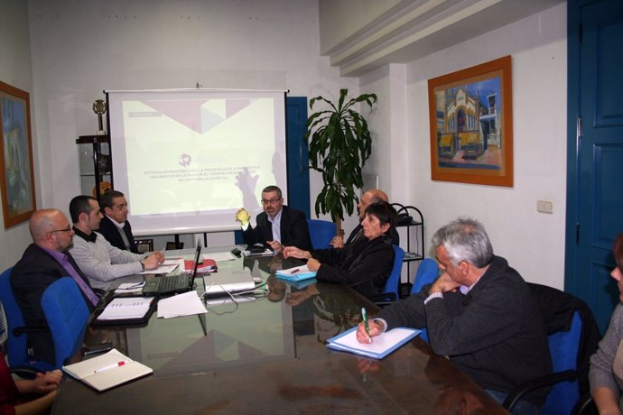 Reunión en la Dirección de Medio Ambiente para analizar en Alcantarilla