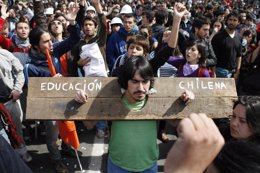 Protestas del sector educativo en Chile