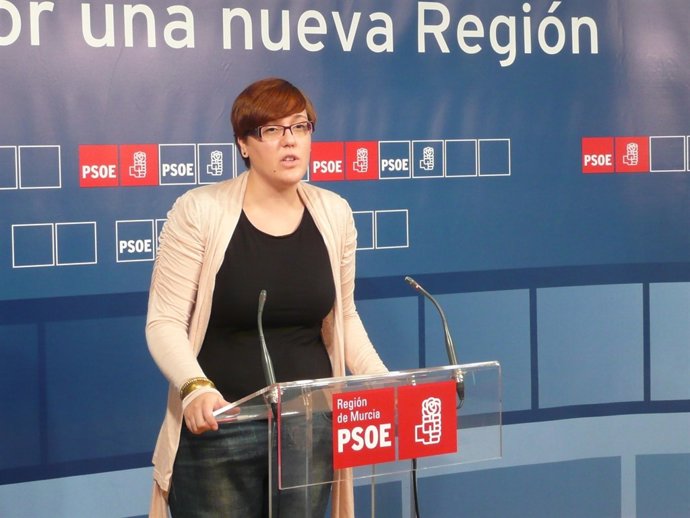 La Secretaria General de Juventudes Socialistas de la Región de Murcia (JSRM), P