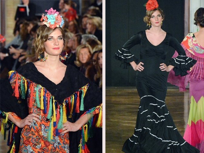 Sibi Montes desfile flamenco