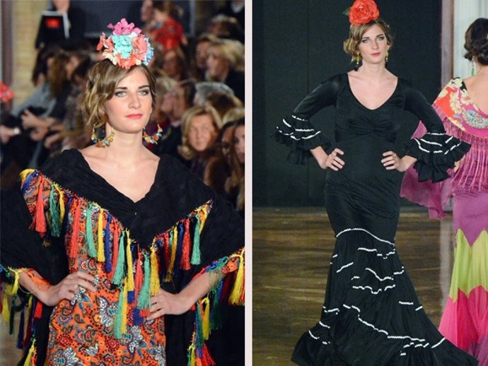 Sibi Montes desfile flamenco