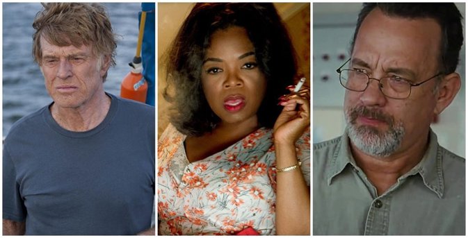 Oprah Winfrey, Tom Hanks y Robert Redford: Pasados por lo alto en los Oscar