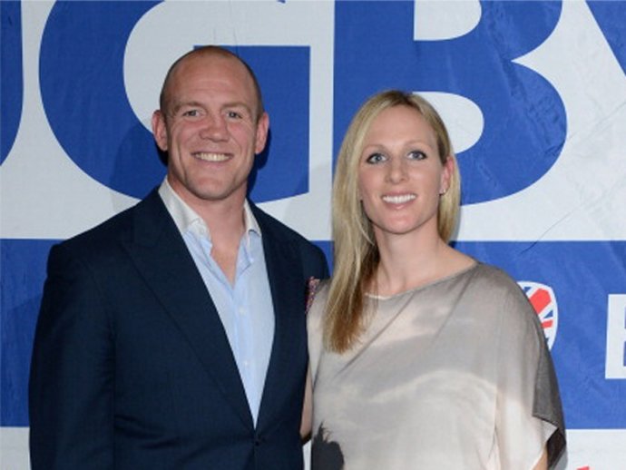 Zara Phillips y Mike Tindall
