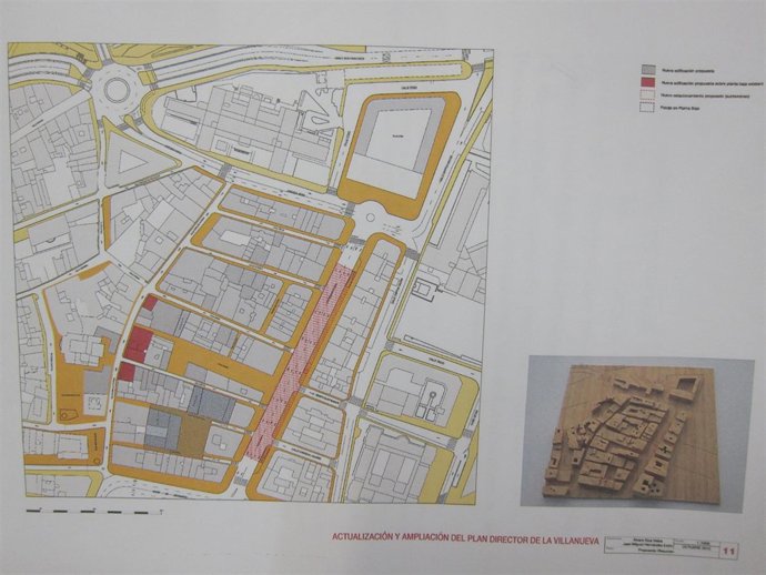 Mapa del Plan Director de la Villanueva en Logroño
