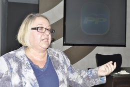 La diputada del PP, Yolanda Vallés