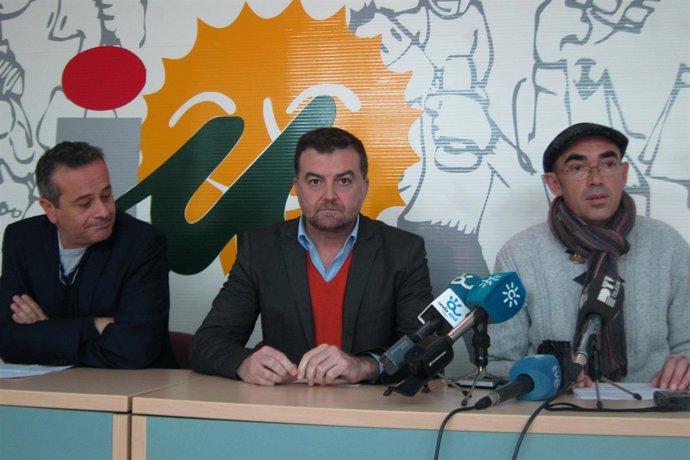 Castro, Maíllo y Zorrilla de IU en Málaga