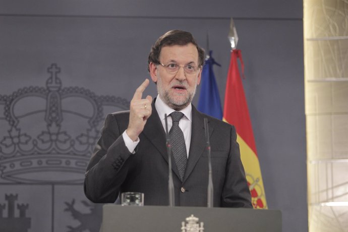 Barroso y Rajoy en rueda de prensa en La Moncloa