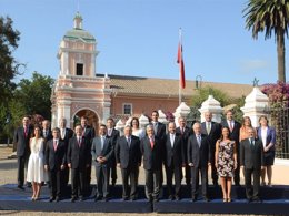 El último Consejo de Ministros del presidente chileno, Sebastián Piñera