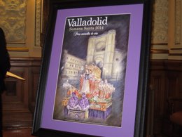 Cartel anunciador de la Semana Santa de Valladolid 2014.