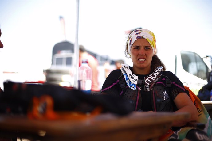 Laia Sanz tras la penúltima etapa del Dakar 2014