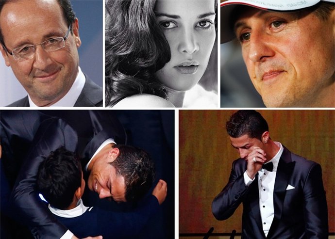 MONICA SPEAR, SCHUMACHER, François HOLLANDE CRISTIANO RONALDO CONMOCIONAN MUNDO