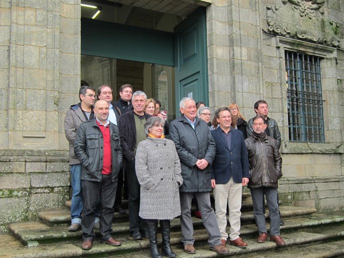 Patronato de la Fundación Galiza Sempre del BNG, con Xavier Vence