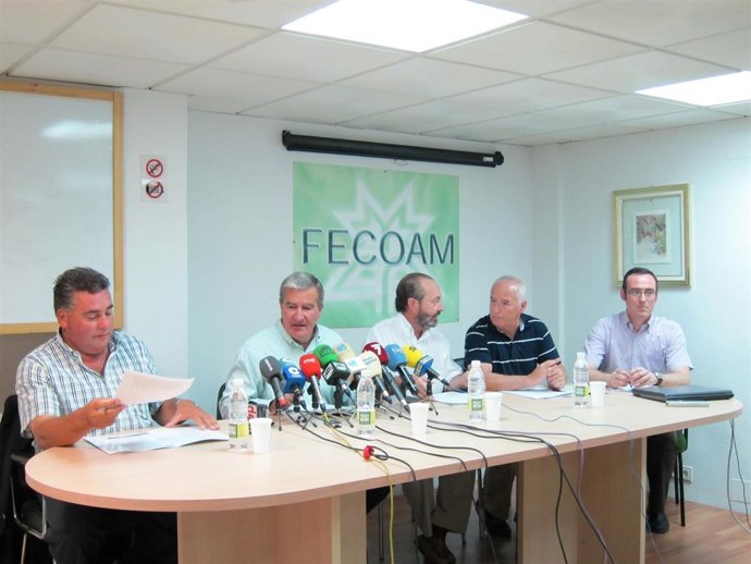 Miembros De Fecoam En Rueda De Prensa