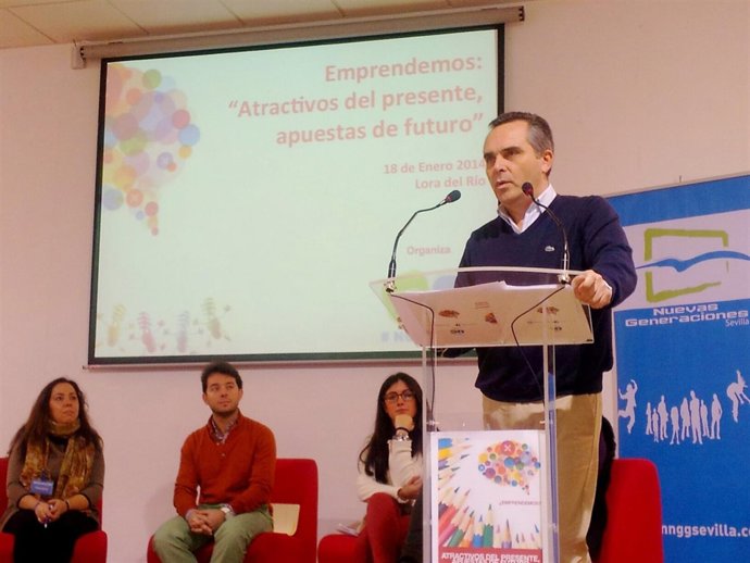 Bueno durante su intervención