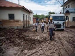 Daños causados por las lluvias en Sao Paulo