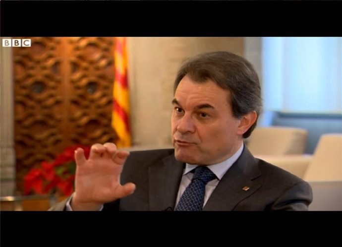 Entrevista de Artur Mas en la BBC