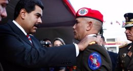 Maduro acto de transmisión de mando de la Guardia de Honor 