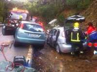 El 061 atendió a 81 personas por 56 accidentes de tráfico registrados el fin de semana en Galicia, de las que una murió
