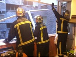 Bomberos madrileños