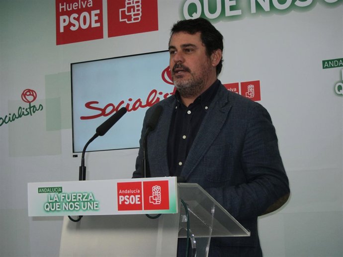 El secretario de Organización del PSOE de Huelva, Jesús Ferrera. 