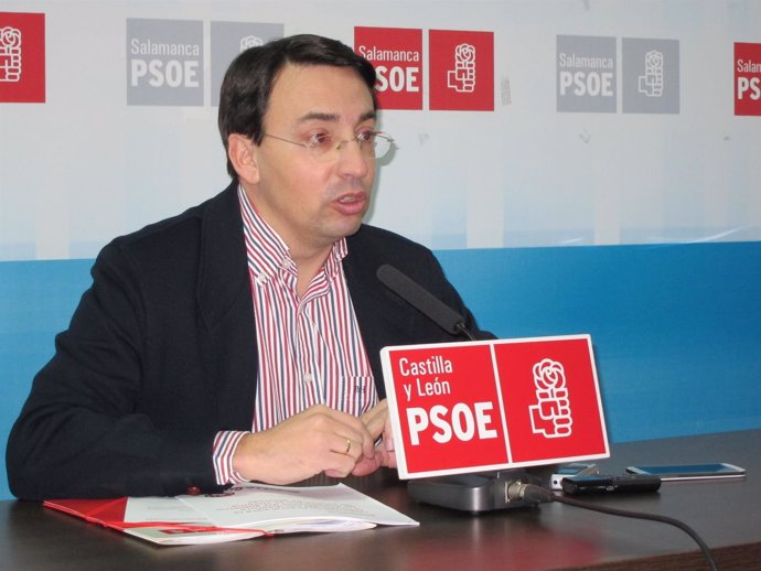 El secretario provincial del PSOE en Salamanca, Fernando Pablos