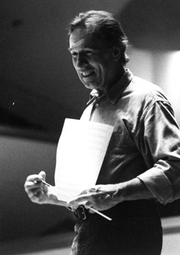 El director Claudio Abbado en Valencia