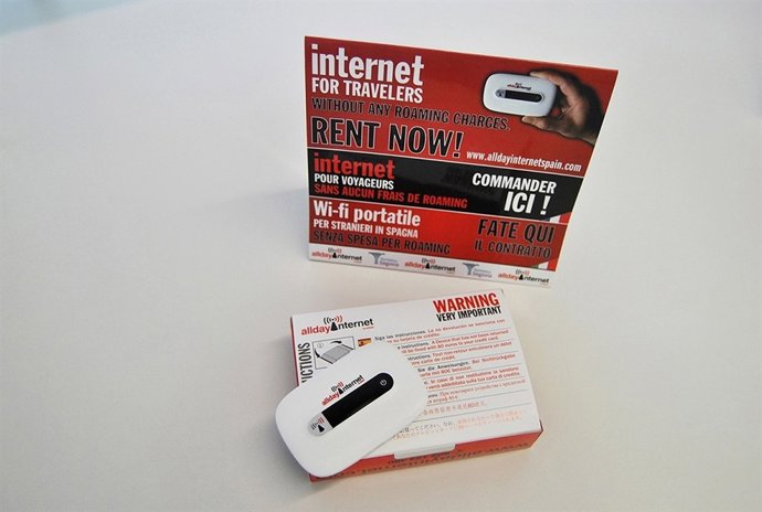 Foto del wiffi portátil de AlldayInternet