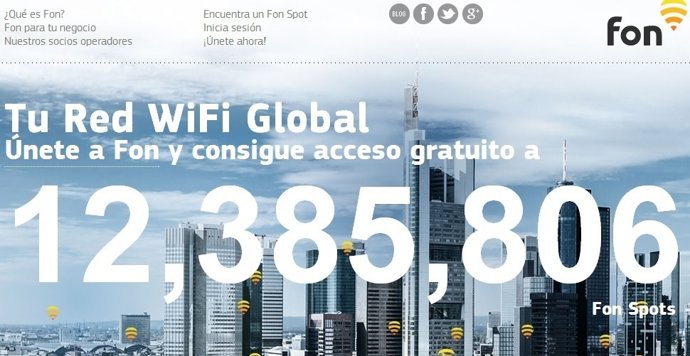 Página web de Fon