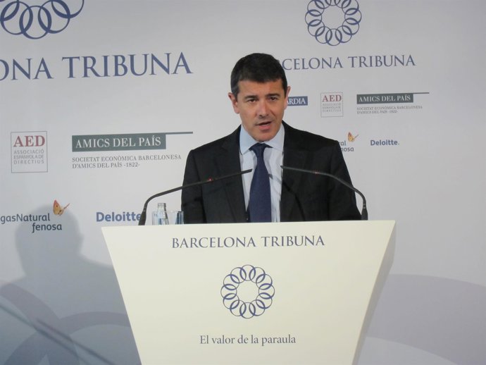 El dtor. Gral. De Fira de Barcelona y vicepte. De la MWCB , Agustí Cordón