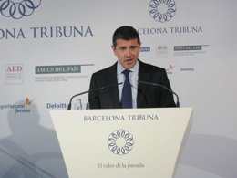 El dtor. Gral. De Fira de Barcelona y vicepte. De la MWCB , Agustí Cordón