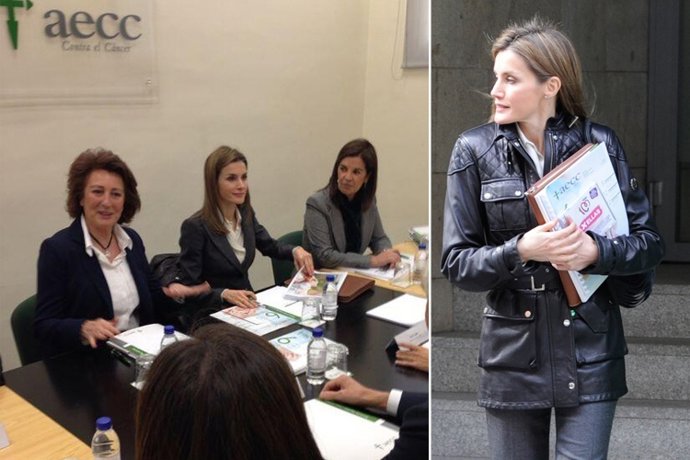 Letizia apoya la lucha contra el cáncer 