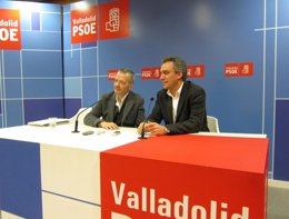 Antonio Camacho y Javier Izquierdo en el PSOE de Valladolid