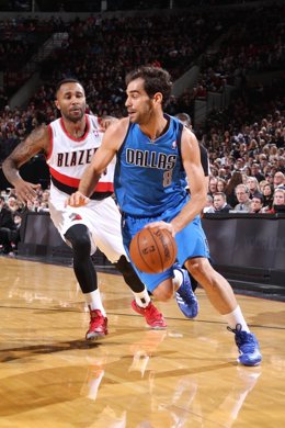 José Manuel Calderón Dallas Mavericks Portland Trail Blazers