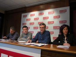 El secretario regional de CC.OO presenta el informe sobre seis años de crisis