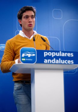 El presidente de Nuevas Generaciones de Andalucía, Luis Paniagua