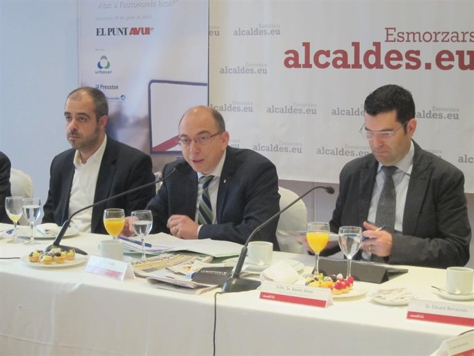 Miquel Buch (ACM) Joan Cañada (Govern) Xavier Amor (FMC)