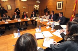 Reunión del Comité Galego de Políticas de Xuventude, con Feijóo.