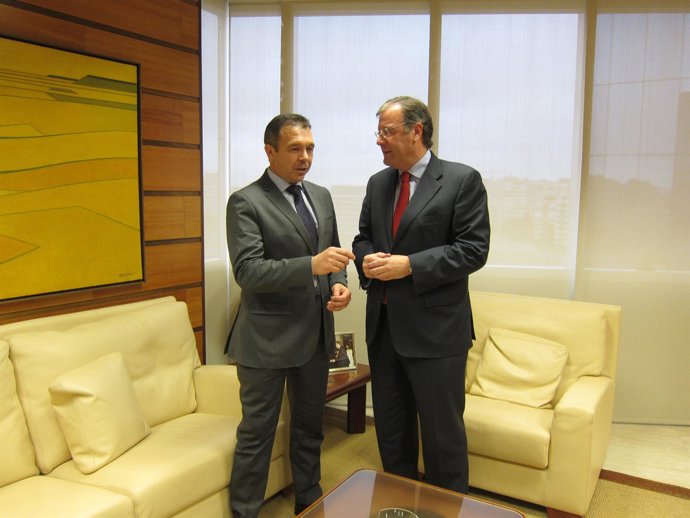 Antonio Silván (d) y Miguel Rego (i)