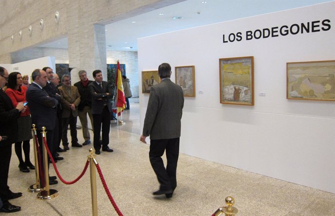 Presentación de la exposición 'El Paisaje de Castilla y León' de Díaz Caneja 