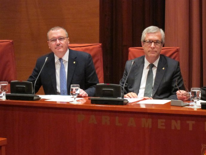 El alcalde de Reus, Carles Pellicer, y el de Tarragona Josep Fèlix Ballesteros