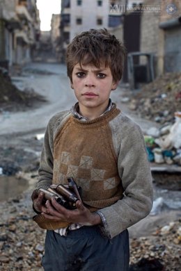 Imagen de la serie sobre Siria, ganadora del Premio Luis Valtueña