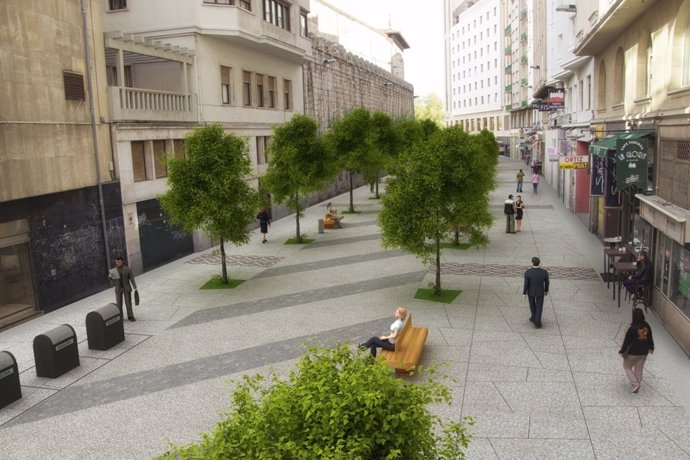 Peatonalización calle Cádiz