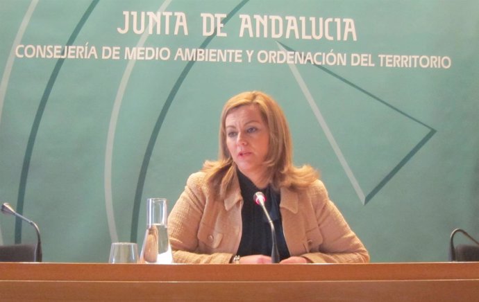 La consejera de Medio Ambiente y Ordenación del Territorio, María Jesús Serrano