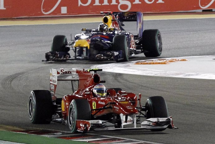 Alonso Y Vettel. Singapur 2010