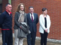 La Infanta Elena de Borbón con el presidente de la Fundación Mapfre