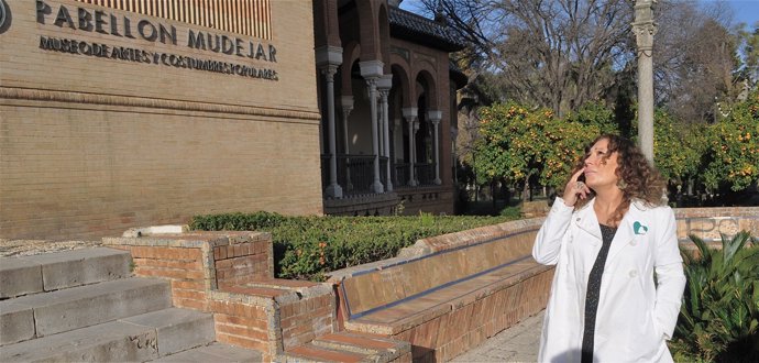 Desperfectos en el pabellón Mudéjar.