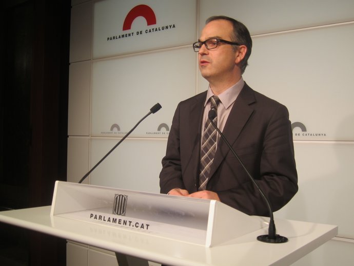 El líder de CiU en el Parlament, Jordi Turull