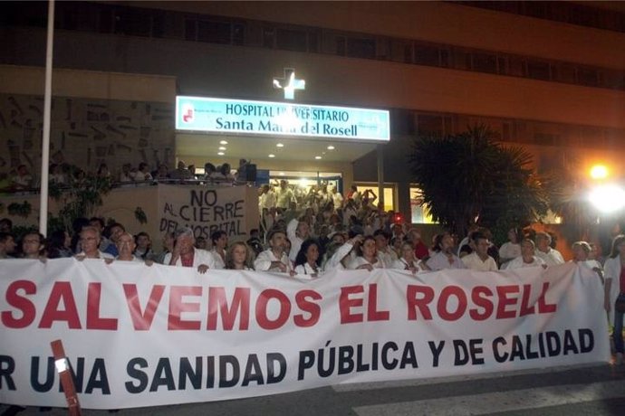 Protesta 'Salvemos el Rosell'