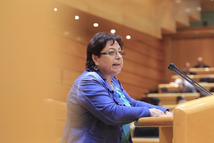 Olaia Fernández (BNG) en el debate sobre Bárcenas